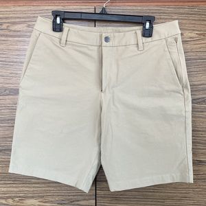 Lululemon Oxford Commission Shorts in Khaki | Size 32
